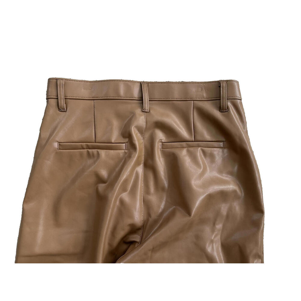 Abercrombie & Fitch Skinny Ultra High Rise 30/10 Faux Leather Split Hem Pants - Picture 5 of 8